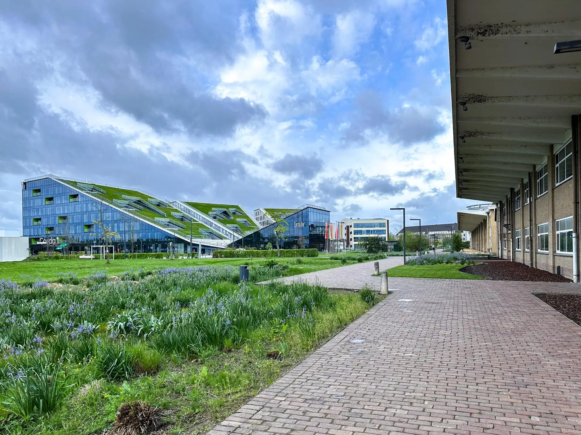 Overzicht van de Corda Campus, bedrijventerrein in Hasselt