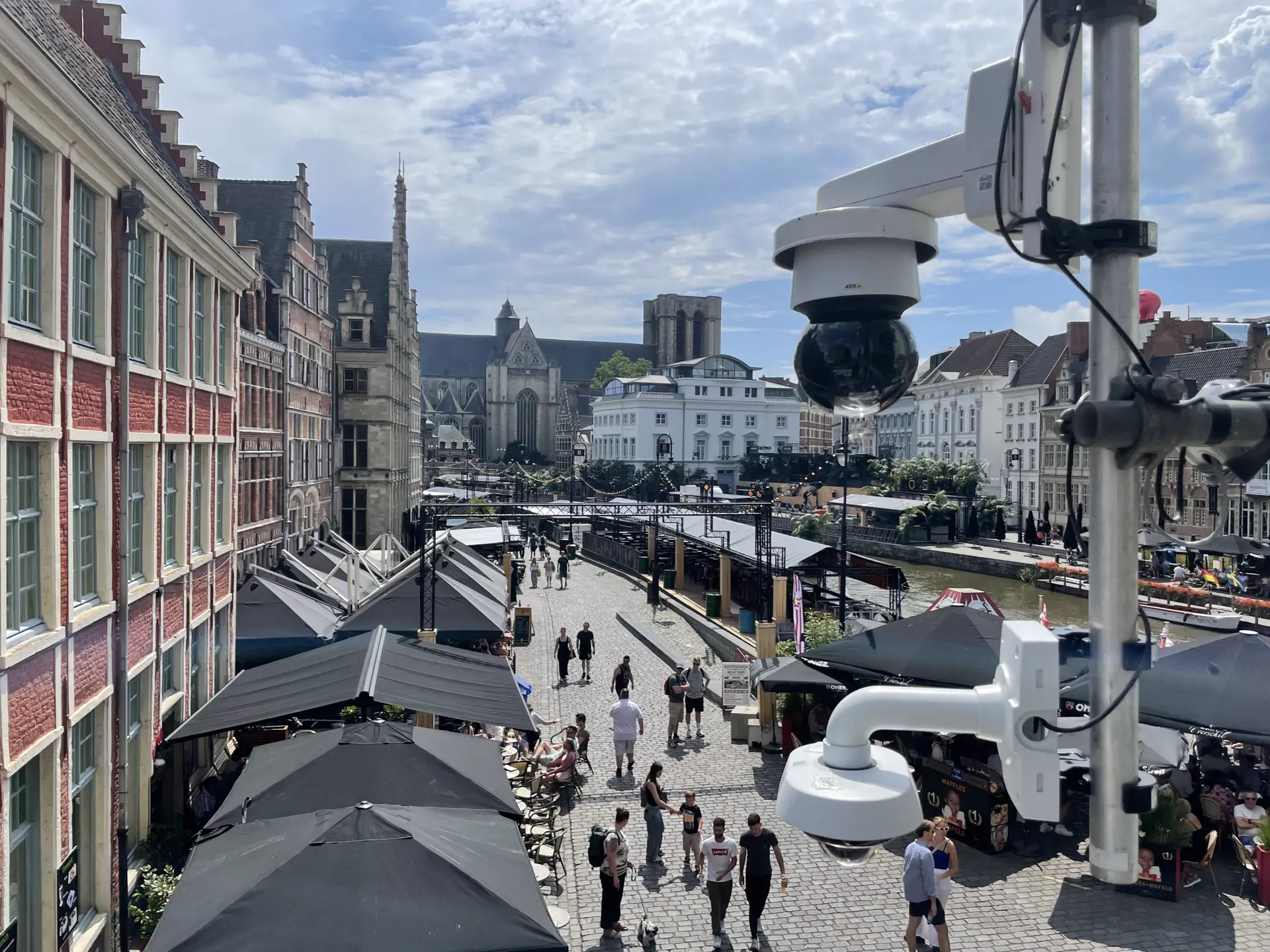 Twee camera's in Gent